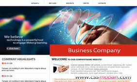 商务企业网站CSS模板22