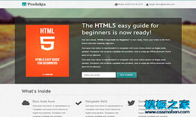 宽屏透明html5产品展示bootstrap网站模板