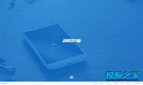 JANStrap大气背景单页page模板下载